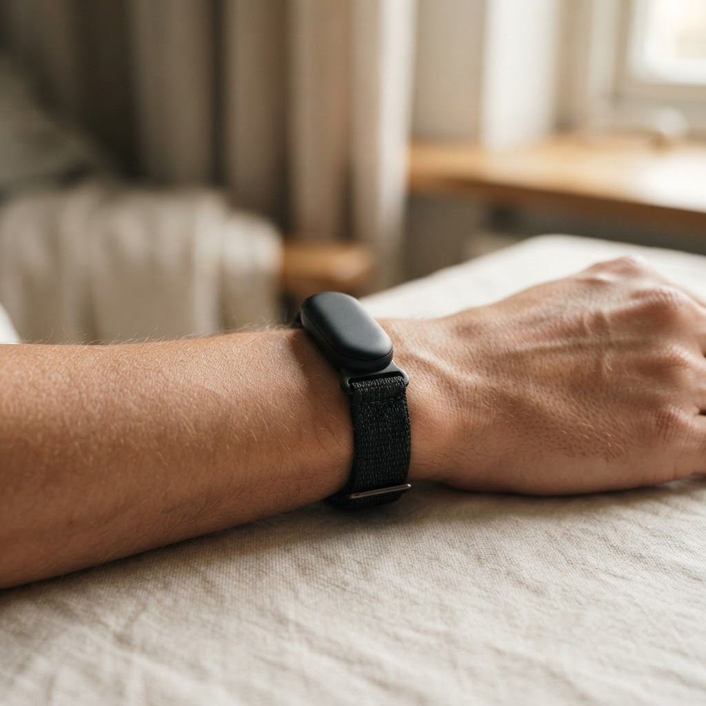 GRND wearable worn on the wrist